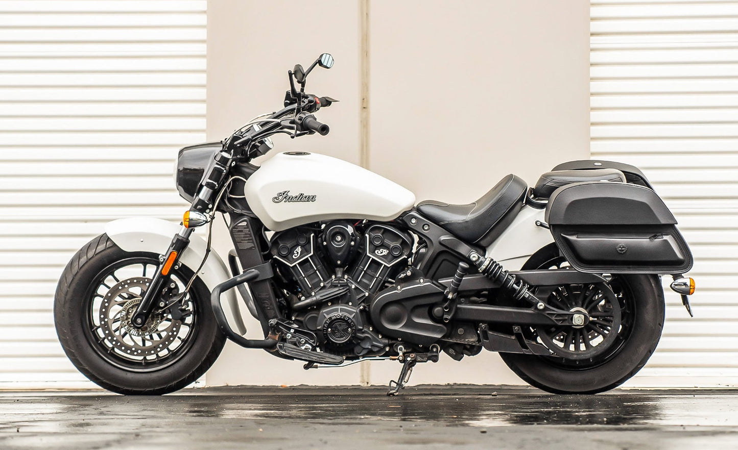 28L - Pantheon Quick-Mount Medium Indian Scout Classic 2025+ Motocicleta Alforjas
