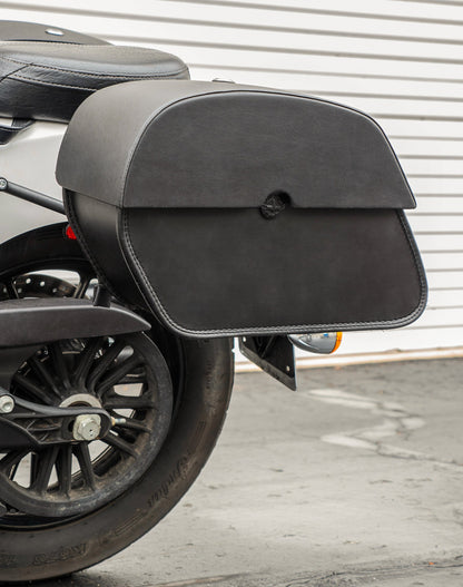 28L - Panzer Quick-Mount Medium Indian Scout Classic 2025+ Motocicleta Alforjas