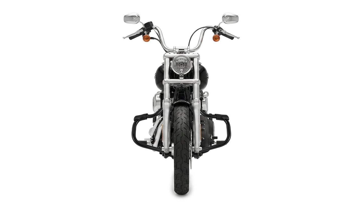 Viking Ironstrike Crash Bar para Harley Dyna Super Glide FXD/I Gloss Black