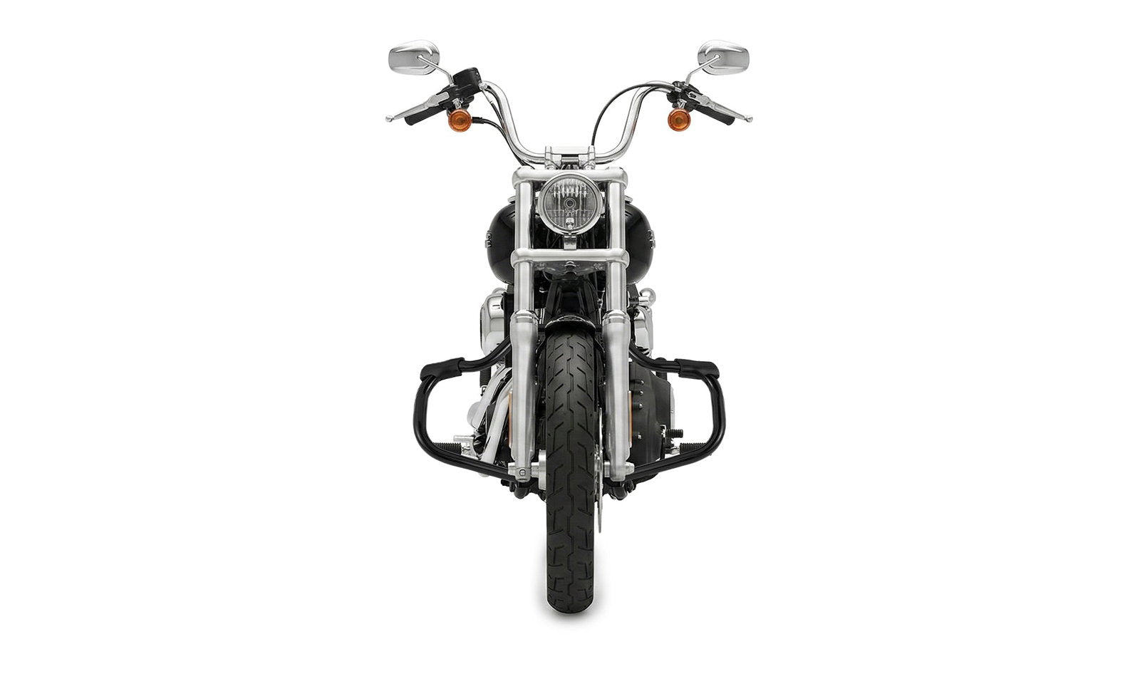 Viking Ironstrike Crash Bar para Harley Dyna Super Glide FXD/I Gloss Black