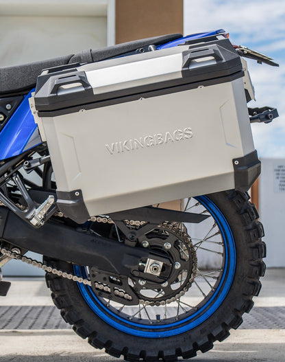 45L - Apex XL Yamaha Tenere 700 Aluminum Side Cases Silver