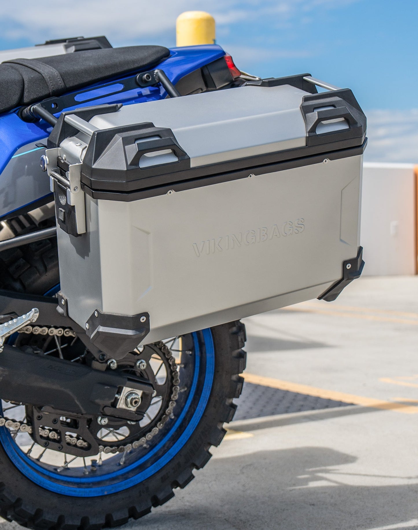 45L - Apex XL Yamaha Tenere 700 Aluminum Side Cases Silver