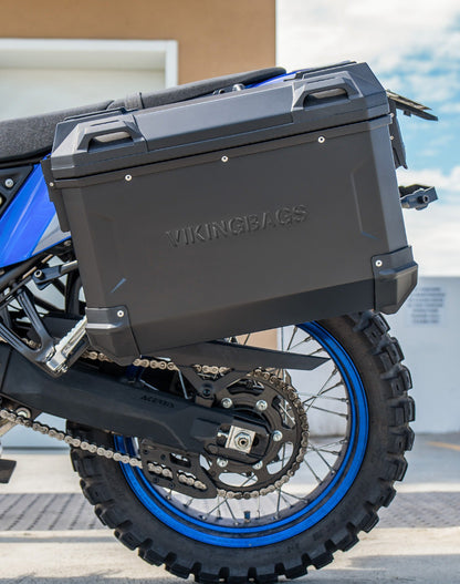 45L - Apex XL Yamaha Tenere 700 Aluminum Side Cases Black