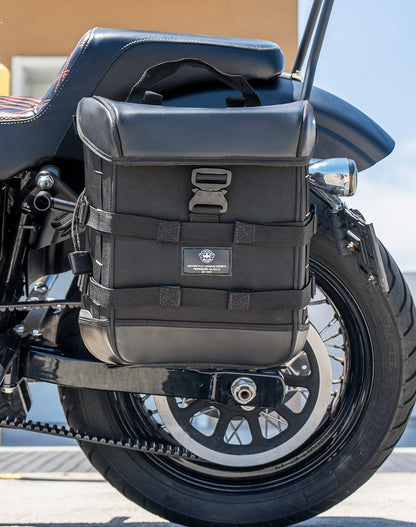 15L - Incognito Quick Mount Medium Solo Motocicleta Alforja (Left Only) para Harley Dyna Street Bob FXDB/I
