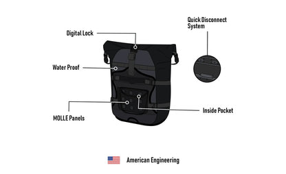 60L - Apex Large Yamaha Tenere 700 ADV Touring Panniers