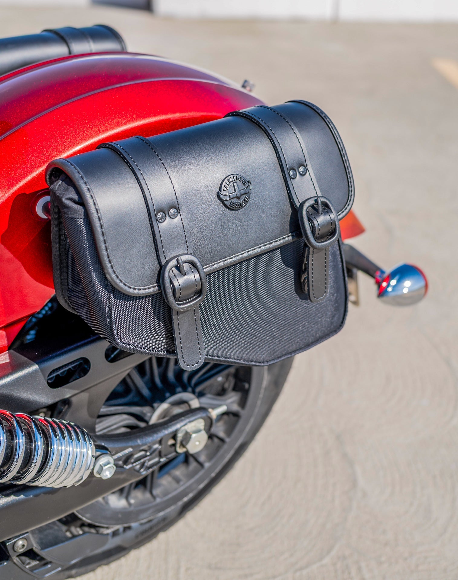 8L - Pony Indian Scout Classic 2025+ Leather Motocicleta Alforjas
