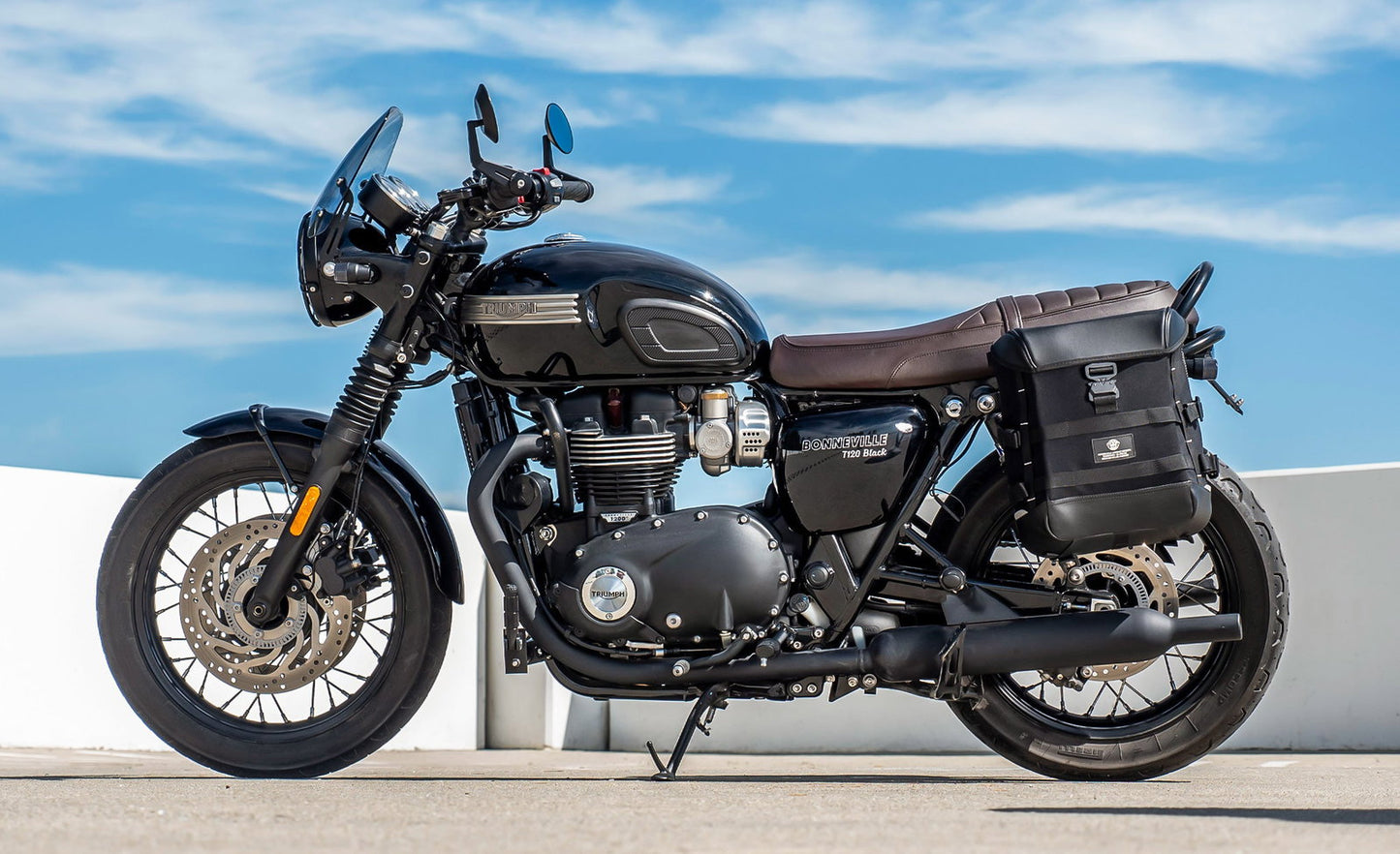 15L - Incognito Quick Mount Medium Triumph Bonneville T100 Solo Motocicleta Alforja (Left Only)