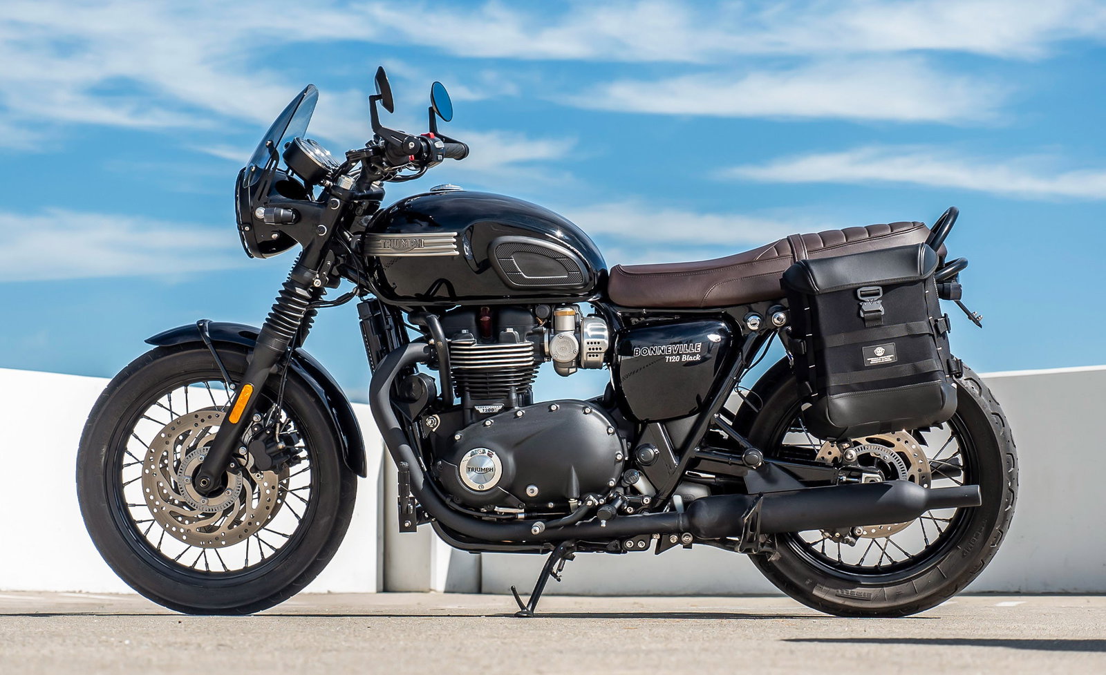 15L - Incognito Quick Mount Medium Triumph Bonneville T100 Solo Motocicleta Alforja (Left Only)