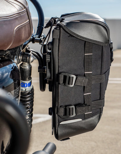 15L - Incognito Quick Mount Medium Triumph Bonneville T100 Solo Motocicleta Alforja (Left Only)