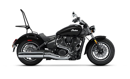 Iron Born Blade 25" Indian Scout Sixty Classic 2025+ Sissy bar with Foldable Luggage Rack Matte Black