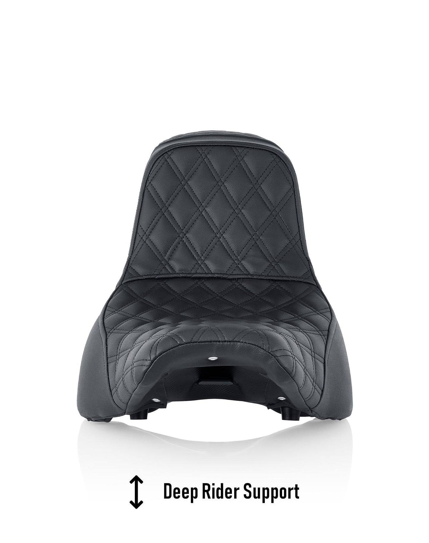 Iron Born Diamond Stitch 2-Up Seat para 2018+ Harley Softail Street Bob FXBB/S