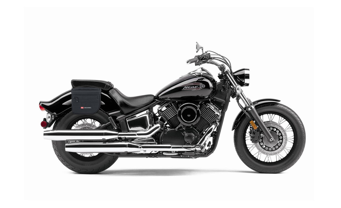 8L - Patriot Small Yamaha V Star 1100 Custom XVS11T Throw Over Alforjas