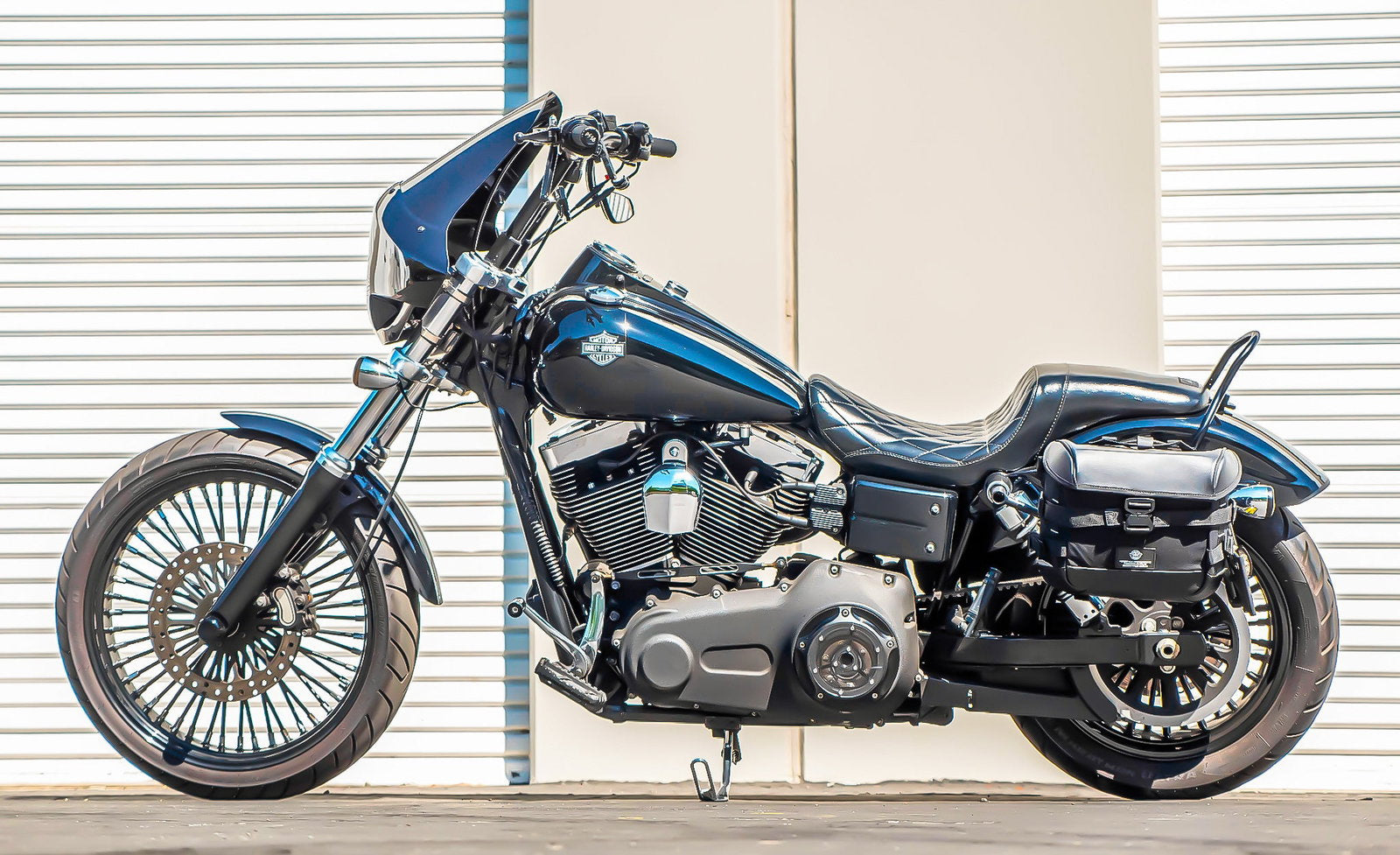10L - Incognito Quick Mount Small Solo Alforja (Left Only) para Harley Davidson Dyna Wide Glide FXDWG/I