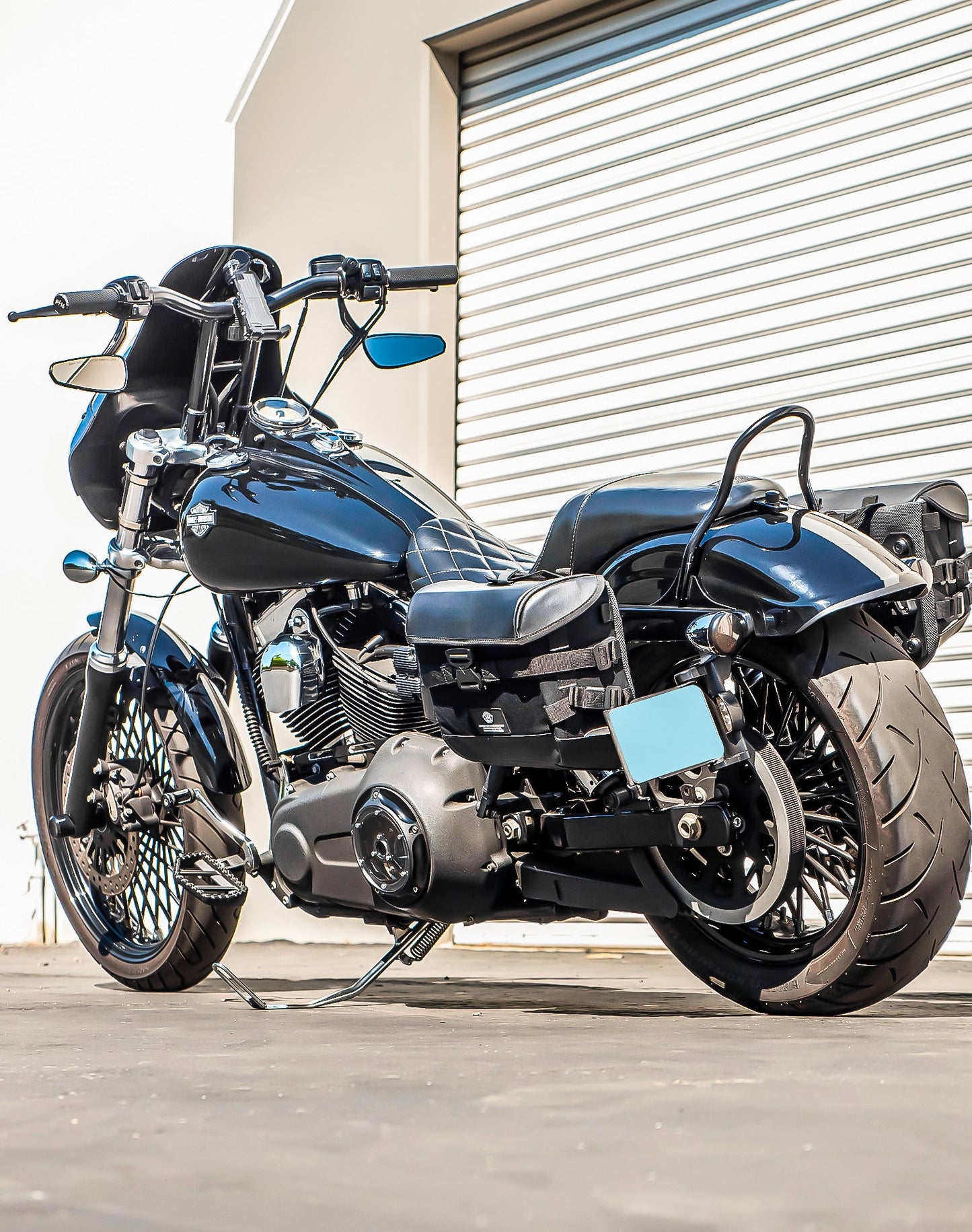 10L - Incognito Quick Mount Small Solo Alforja (Left Only) para Harley Davidson Dyna Wide Glide FXDWG/I