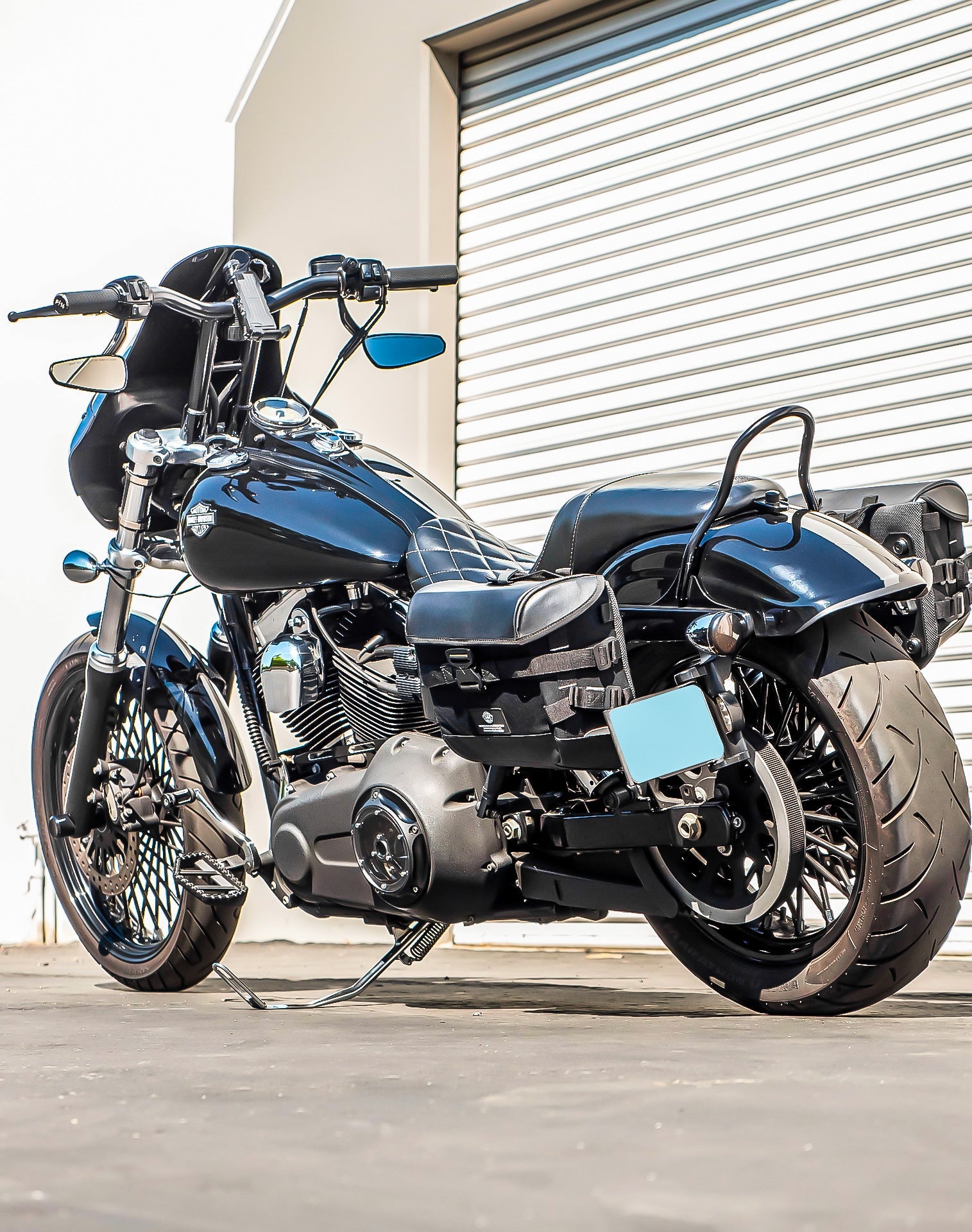 10L - Incognito Quick Mount Small Solo Alforja (Left Only) para Harley Davidson Dyna Wide Glide FXDWG/I