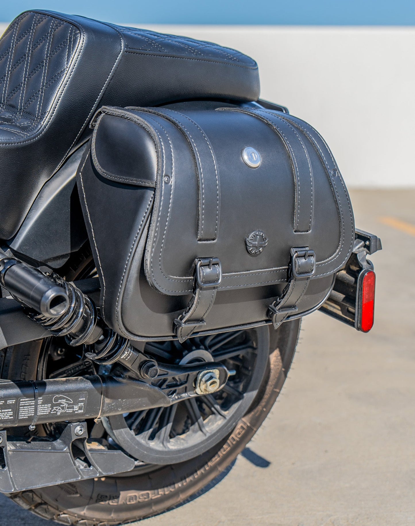 25L - SpiritBlade Medium 2025+ Indian Sport Scout Leather Motocicleta Alforjas