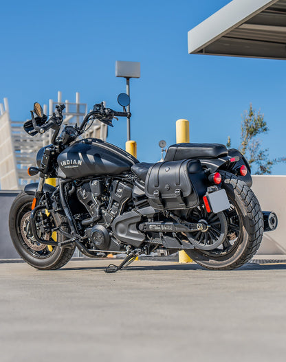 25L - SpiritBlade Medium 2025+ Indian Sport Scout Leather Motocicleta Alforjas