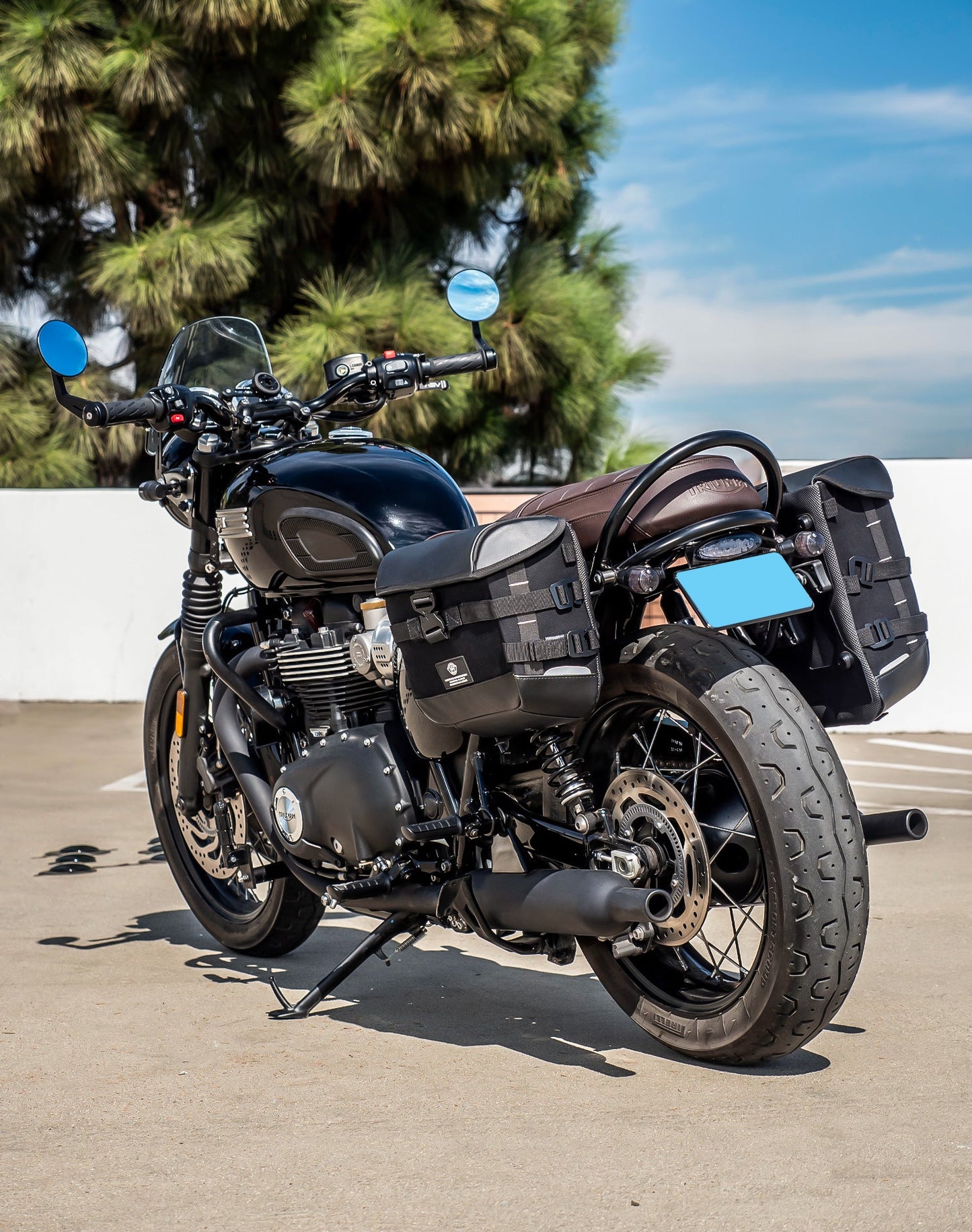 10L - Incognito Quick Mount Small Triumph Bonneville T100 Solo Alforja (Left Only)