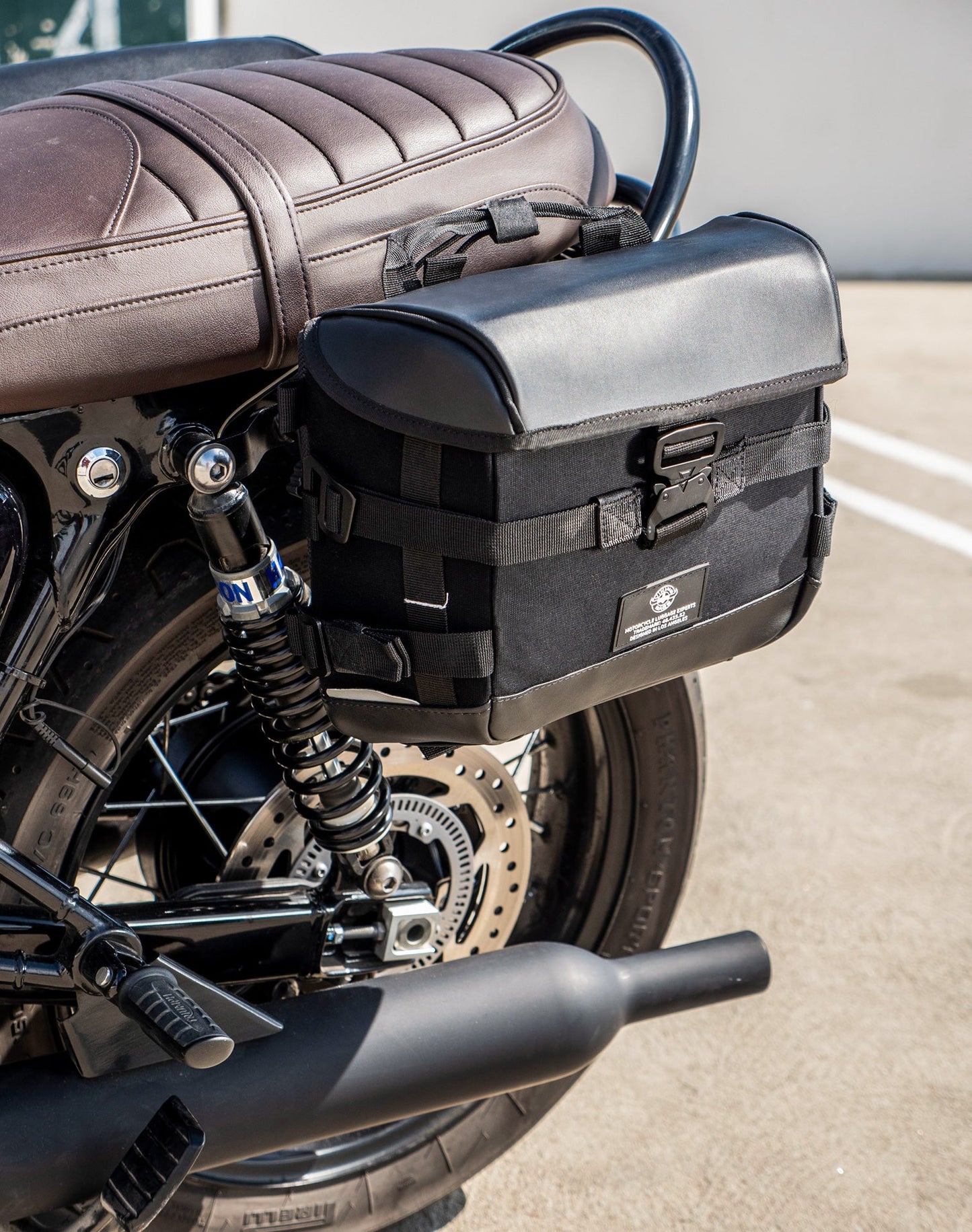 10L - Incognito Quick Mount Small Triumph Bonneville T100 Solo Alforja (Left Only)
