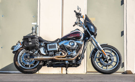 10L - Incognito Quick Mount Small Solo Motocicleta Alforja (Right Only) para Harley Dyna Low Rider FXDL/I