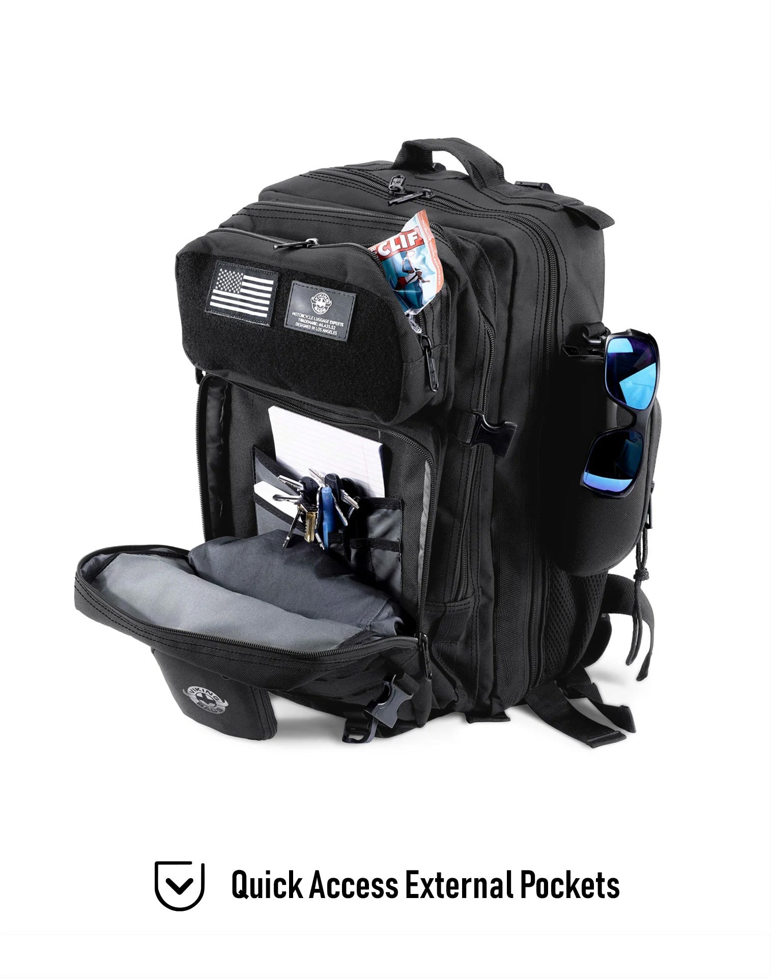 30L - Mochila para Sissy Bar de Motocicleta Tactical Large Honda
