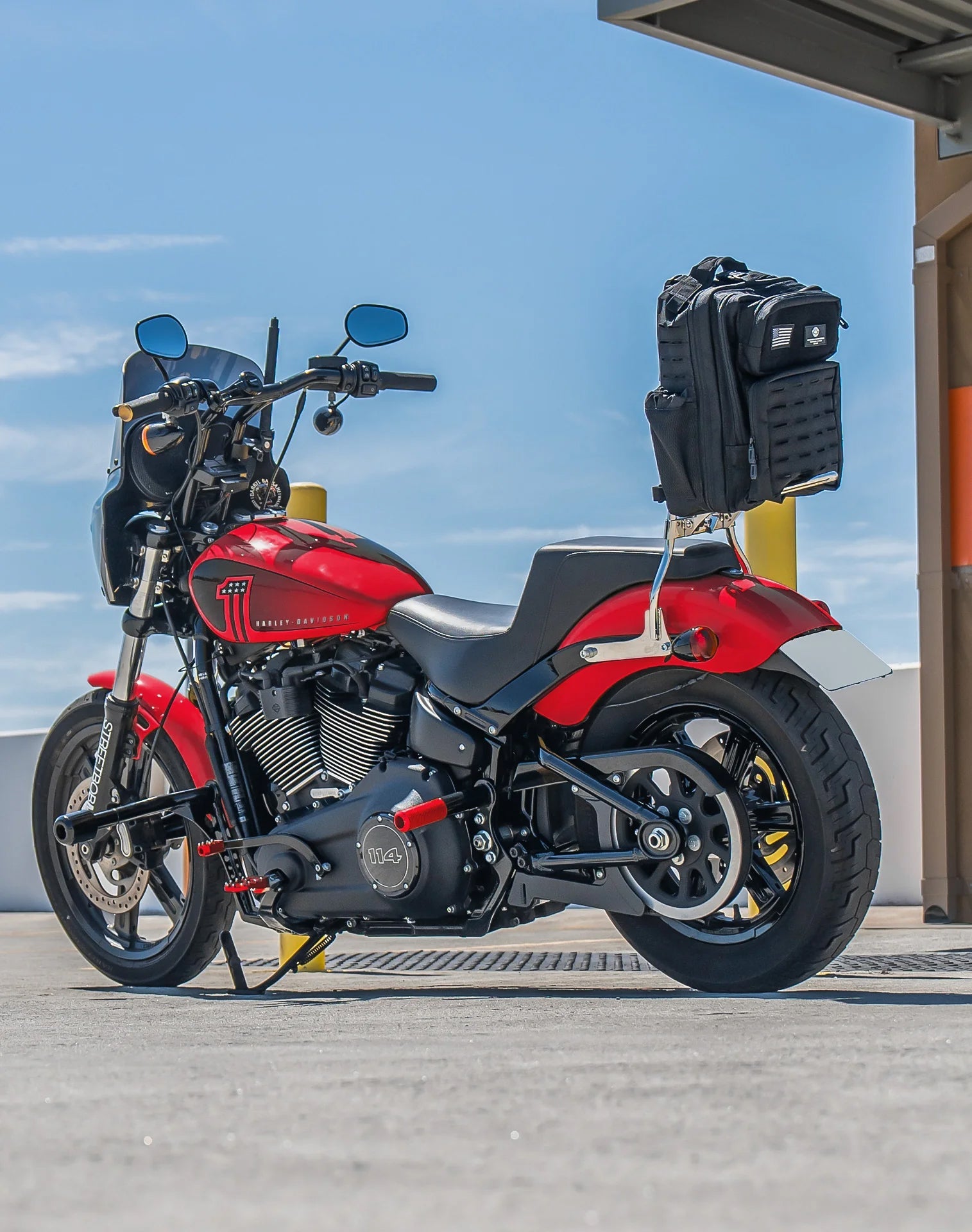 30L - Mochila para Sissy Bar de Motocicleta Tactical Large Honda