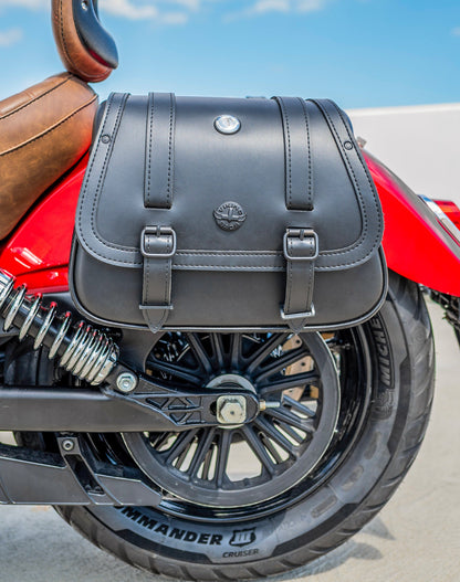 25L - SpiritBlade Medium Indian Scout Sixty Leather Alforjas
