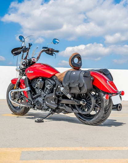 25L - SpiritBlade Medium Indian Scout Sixty Leather Alforjas