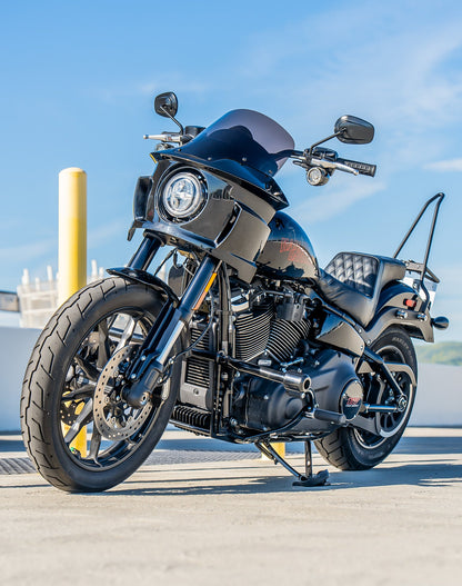 Viking Dominion Crash Bar/ Engine Guard para Harley Softail Low Rider ST FXLRST Gloss Black