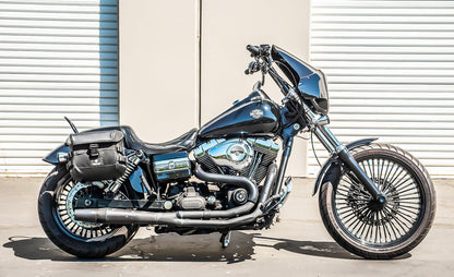 10L - Incognito Quick Mount Small Solo Motocicleta Alforja (Right Only) para Harley Dyna Wide Glide FXDWG/I