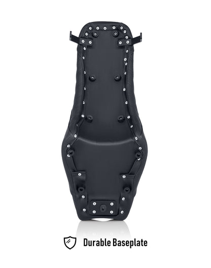 Iron Born Diamond Stitch Indian Scout Rogue Sixty 2-Up Seat Black