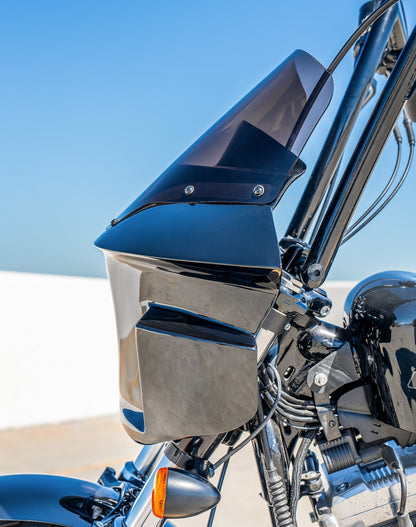 Viking Darkin Motocicleta Fairing para Harley Sportster Forty Eight Gloss Black