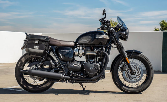 10L - Incognito Quick Mount Small Triumph Bonneville T120 Solo Motocicleta Alforja (Right Only)