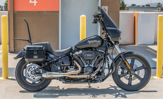 10L - Incognito Quick Mount Small Solo Motocicleta Alforja (Right Only) para Harley Softail Street Bob FXBB/S