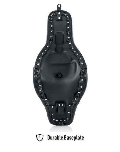 Iron Born Diamond Stitch 2-Up Seat para Harley Softail Sport Glide FLSB