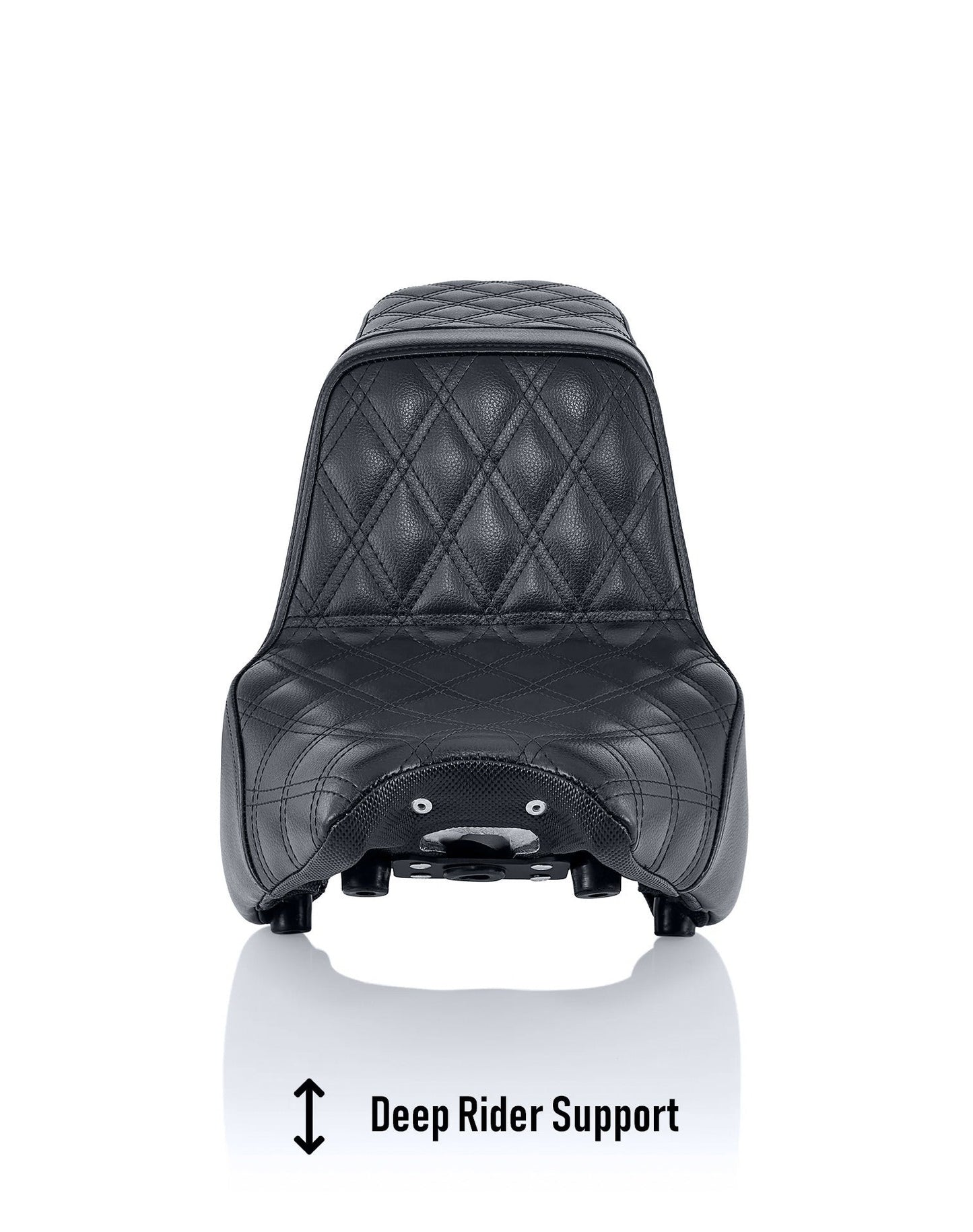 Iron Born Diamond Stitch Indian Sport Chief RT 2-Up Seat Black