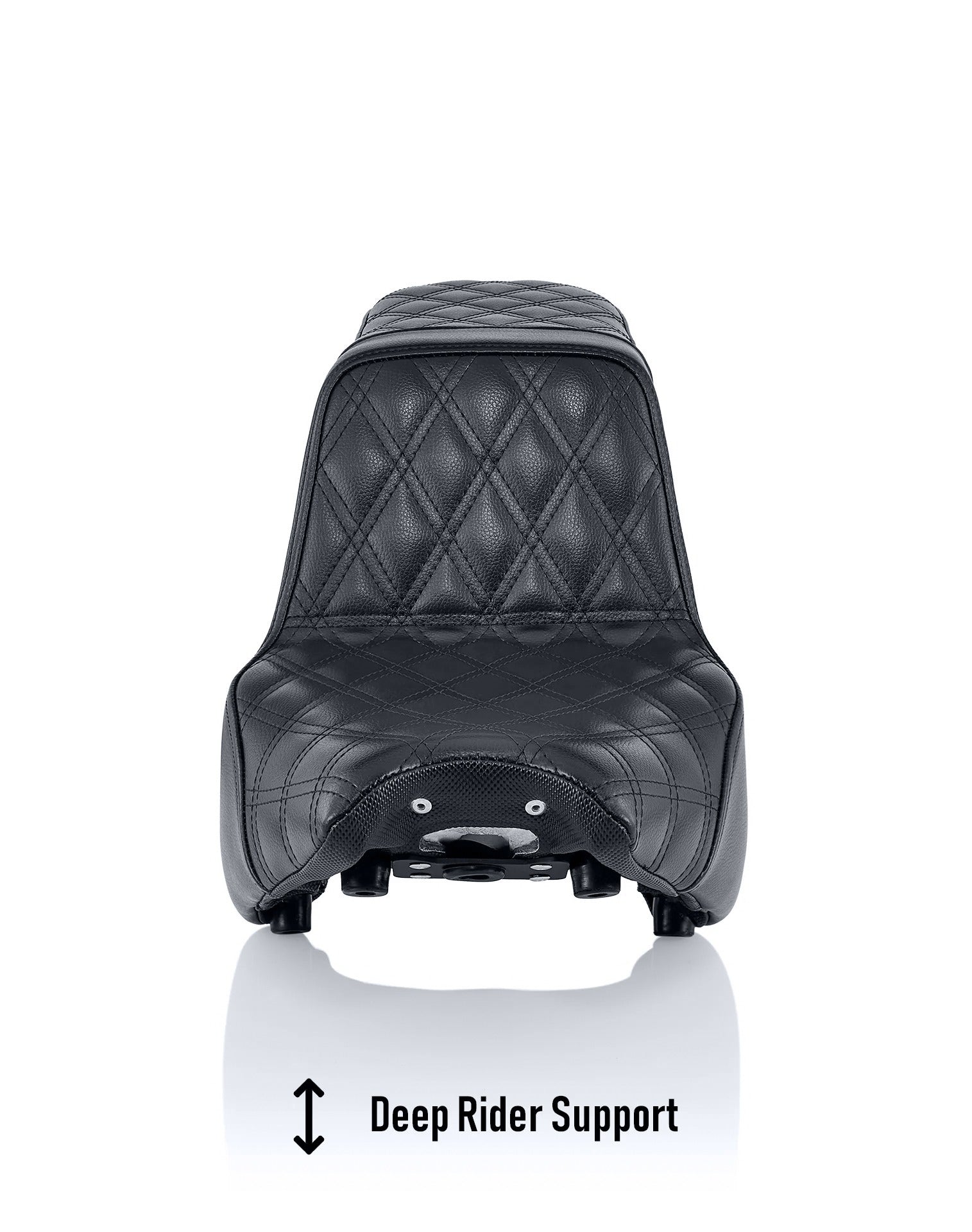 Iron Born Diamond Stitch Indian Sport Chief RT 2-Up Seat Black