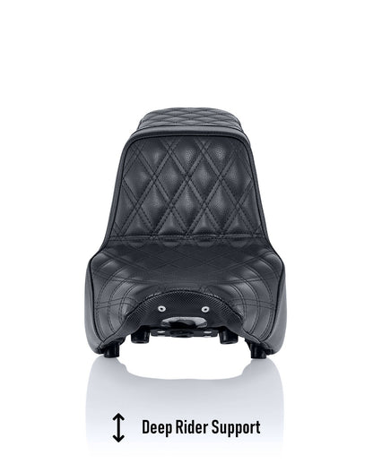 Iron Born Diamond Stitch Indian Sport Chief RT 2-Up Seat Black