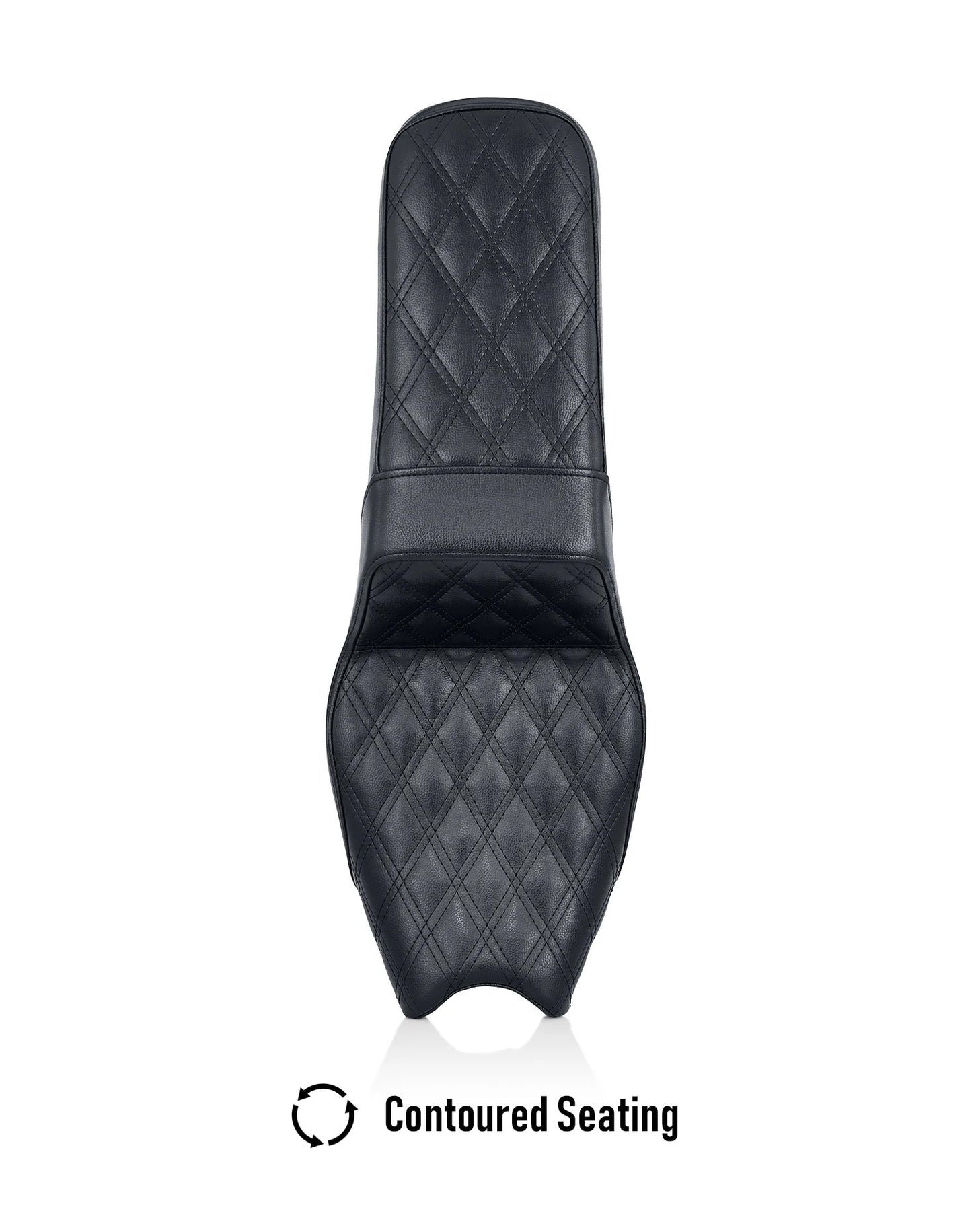 Iron Born Diamond Stitch Indian Sport Chief RT 2-Up Seat Black