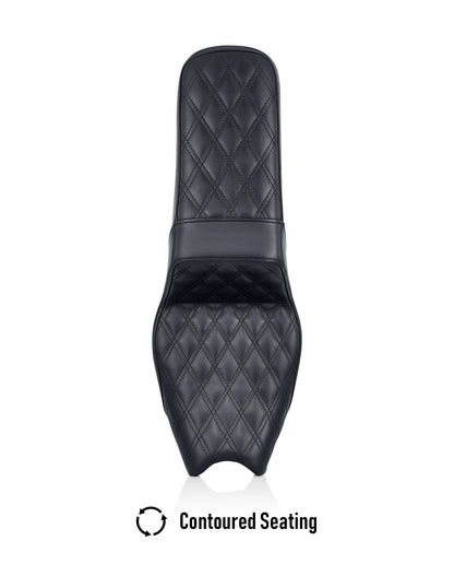 Iron Born Diamond Stitch Indian Sport Chief RT 2-Up Seat Black