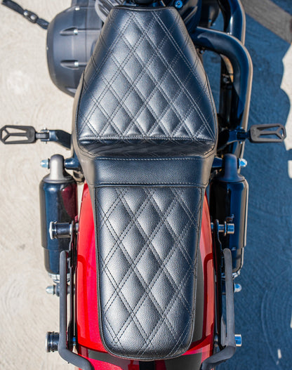 Iron Born Diamond Stitch Indian Sport Chief RT 2-Up Seat Black