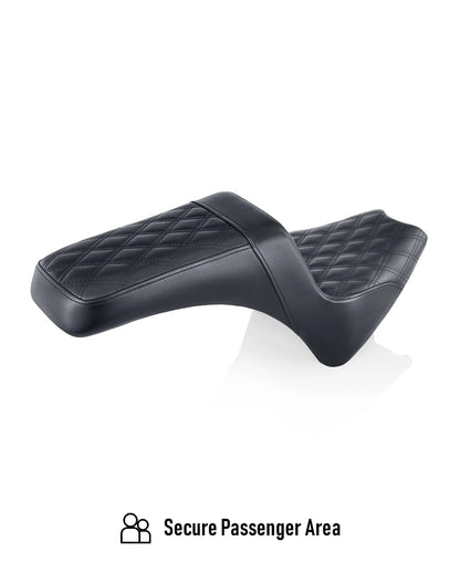 Iron Born Diamond Stitch Indian Sport Chief RT 2-Up Seat Black