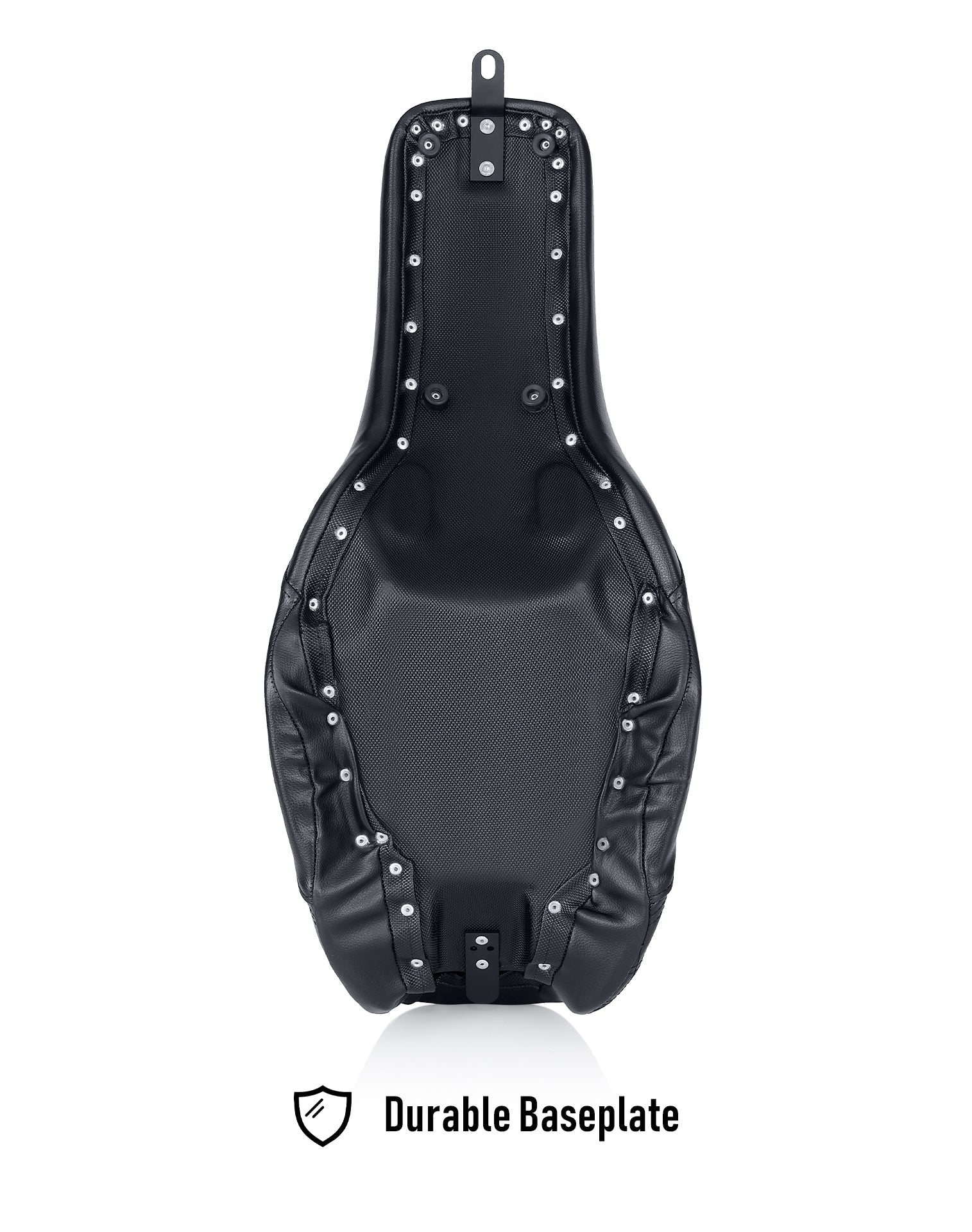 Iron Born Diamond Stitch 2-Up Seat para Harley Dyna Low Rider S FXDLS Black