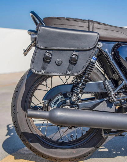 5L - Bront Triumph Bonneville T120 Leather Motocicleta Solo Alforja