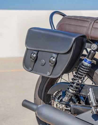 5L - Bront Triumph Bonneville T120 Leather Motocicleta Solo Alforja