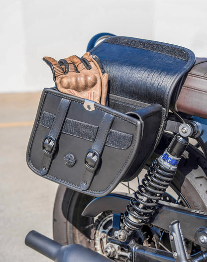 5L - Bront Triumph Bonneville T120 Leather Motocicleta Solo Alforja