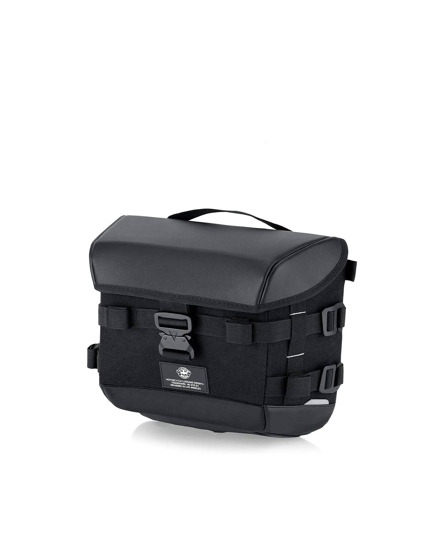 10L - Incognito Quick Mount Small Solo Motocicleta Alforja (Right Only) para Harley Softail Fat Boy FLSTF/I