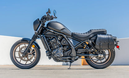 25L - SpiritBlade Medium Honda Rebel 1100 CMX1100 Leather Motocicleta Alforjas