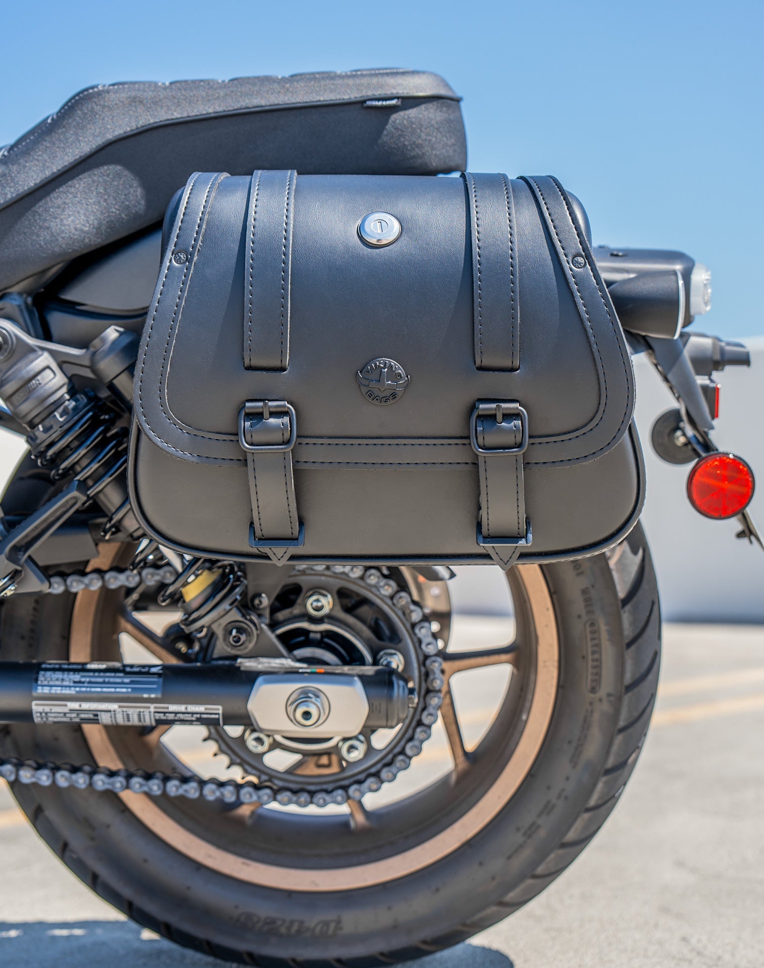 25L - SpiritBlade Medium Honda Rebel 1100 CMX1100 Leather Motocicleta Alforjas