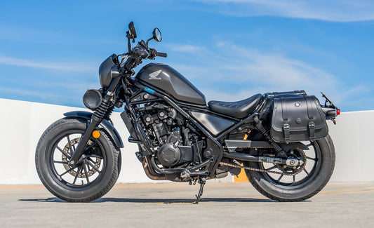 25L - SpiritBlade Medium Honda Rebel 500/ABS CMX500 Leather Motocicleta Alforjas